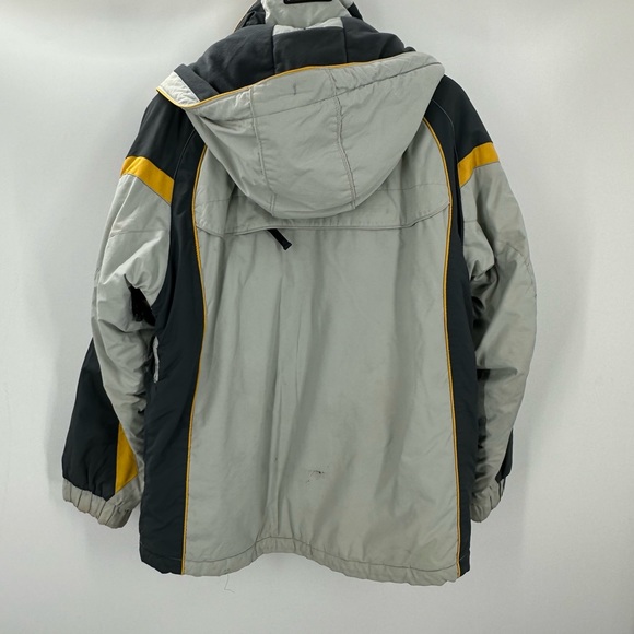 Karbon Winter Snow Ski Jacket Boys 16 Gray Yellow - Picture 13 of 15